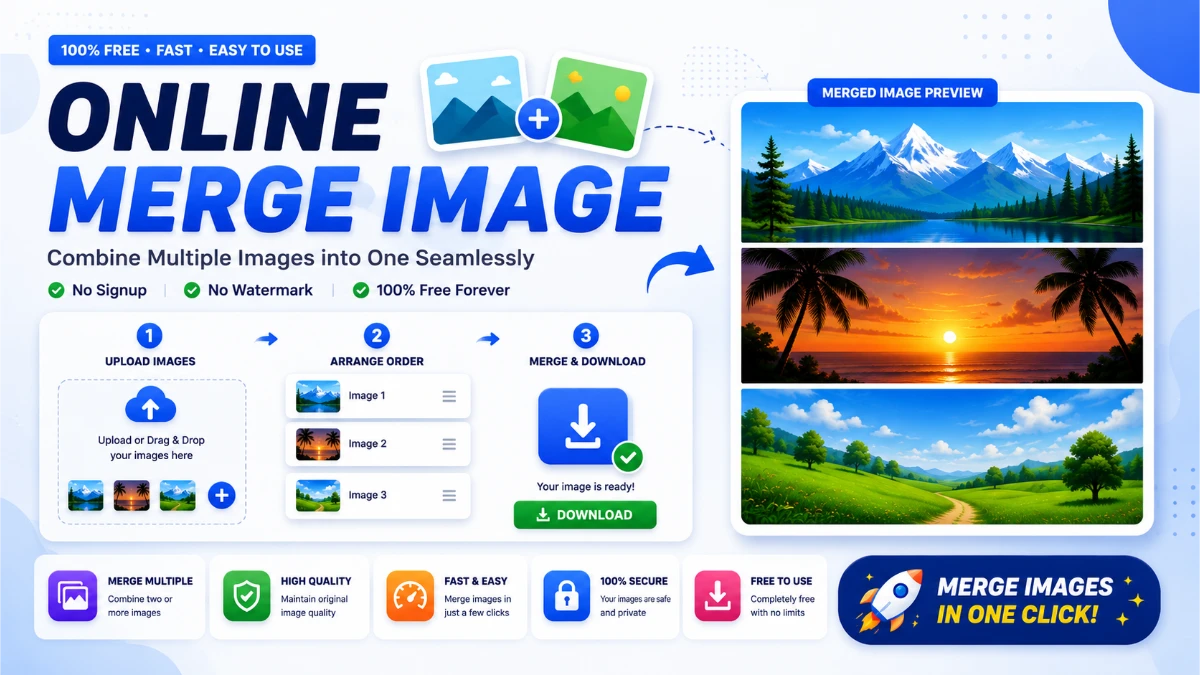 Online Merge Image Tool - Merge Images Online Free